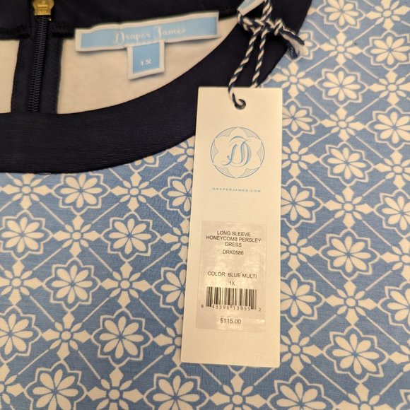 Draper James Honeycomb Floral Ponte Dress - Picture 13 of 14